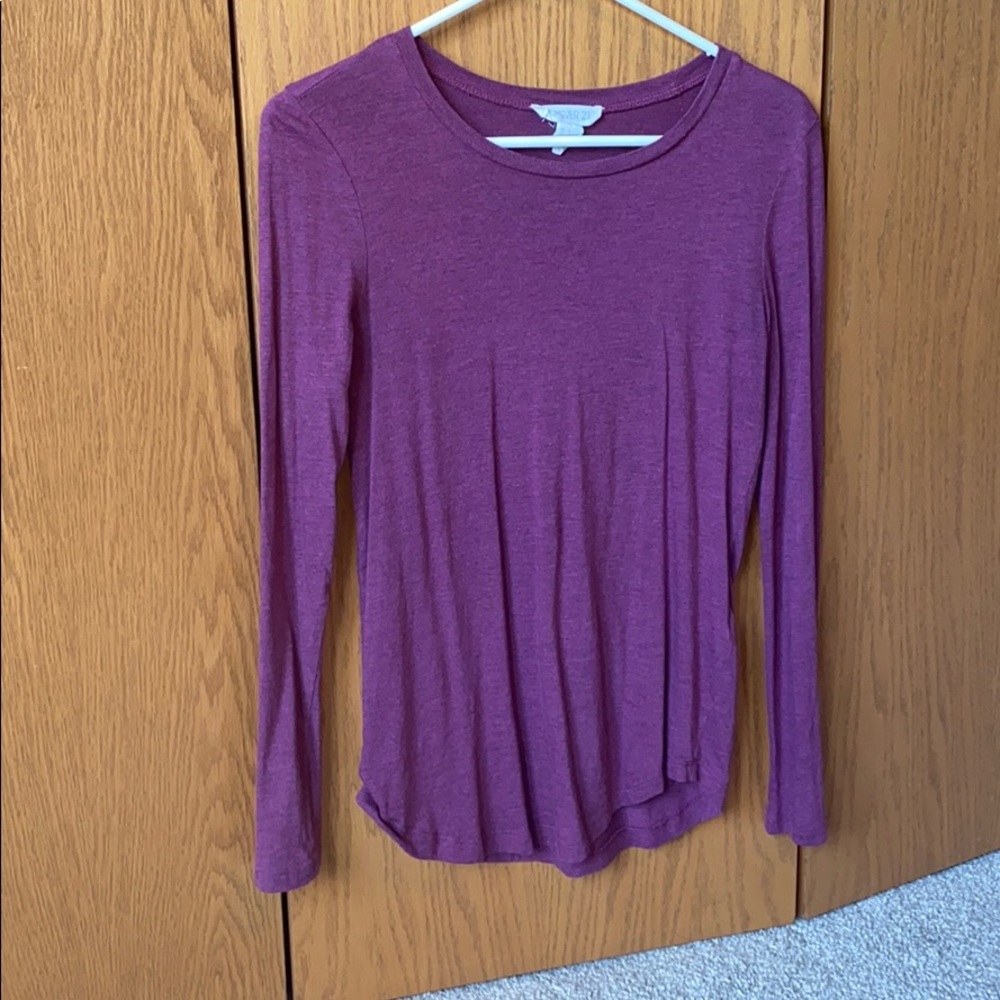 Simple Purple/ Mauve Long Sleeved Tee